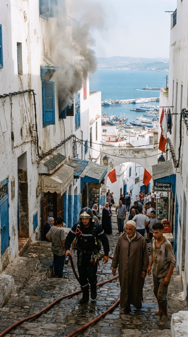 حريق في قلب طنجة السياحية: درس في الاستعداد والسلامة